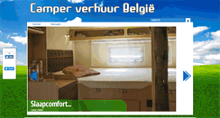 Desktop Screenshot of camperverhuur.be
